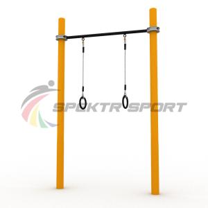Купить Турник классический для занятий Воркаут с кольцами SP WRK-07 + Rings_76mm в Лесосибирске 