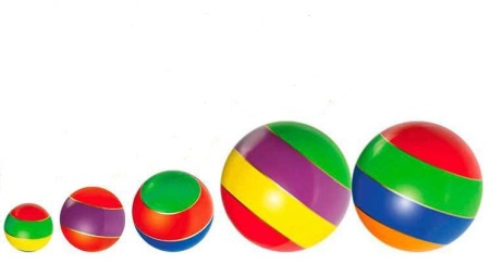 Купить Мячи резиновые (комплект из 5 мячей различного диаметра) в Лесосибирске 