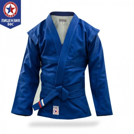 Купить Куртка для самбо "Атака"  ВФС (подкладка, пояс) р 50-60 в Лесосибирске 