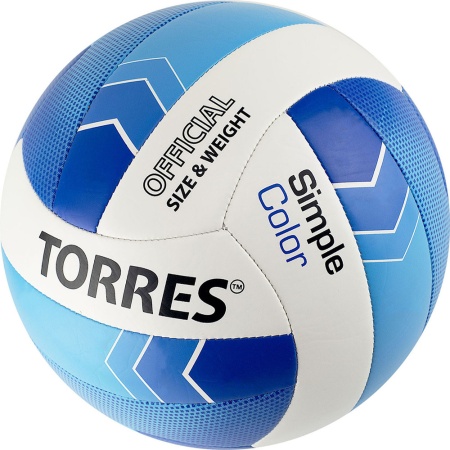 Купить Мяч волейбольный Torres Simple Color любительский р.5 в Лесосибирске 